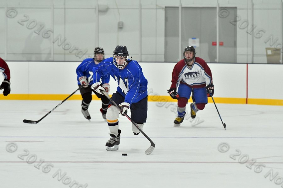Wheaton College Men\'s Ice Hockey vs Middlesex Community College. - Photo By: KEITH NORDSTROM